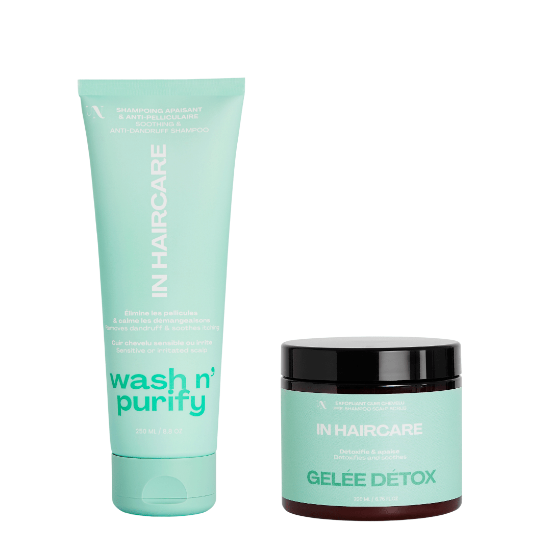 Duo Détox Cuir Chevelu – Gelée détox + Wash n&