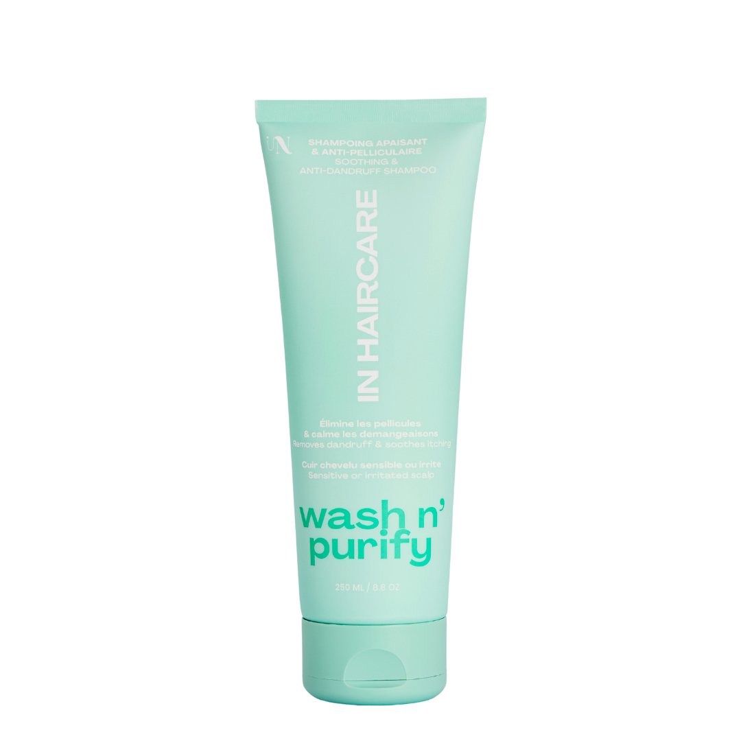 Shampoing apaisant : Wash n' Purify - purifie et rééquilibre - 250ml - In Haircare