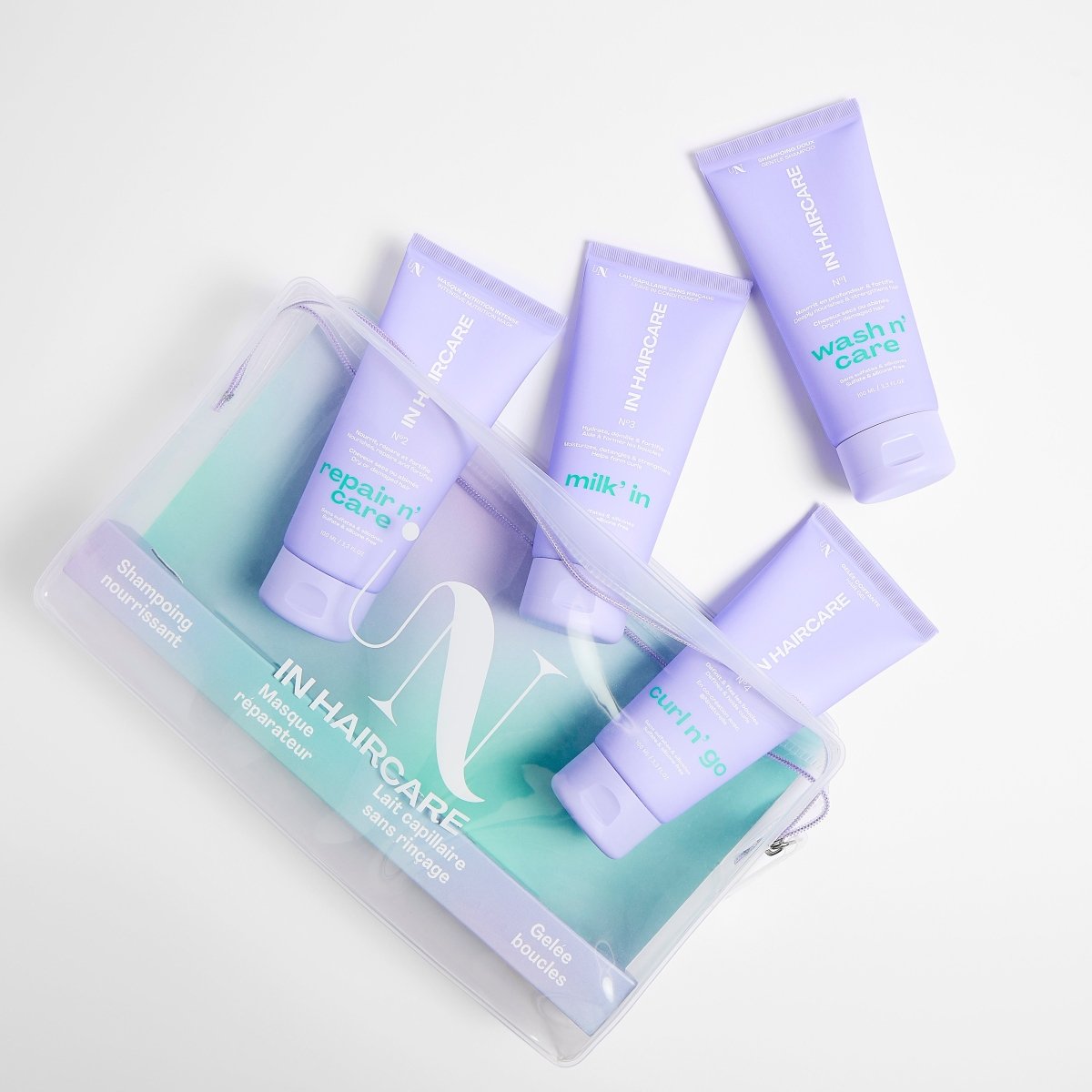Trousse Travel n’ Go : 4 essentiels format voyage – 100 ml - In Haircare