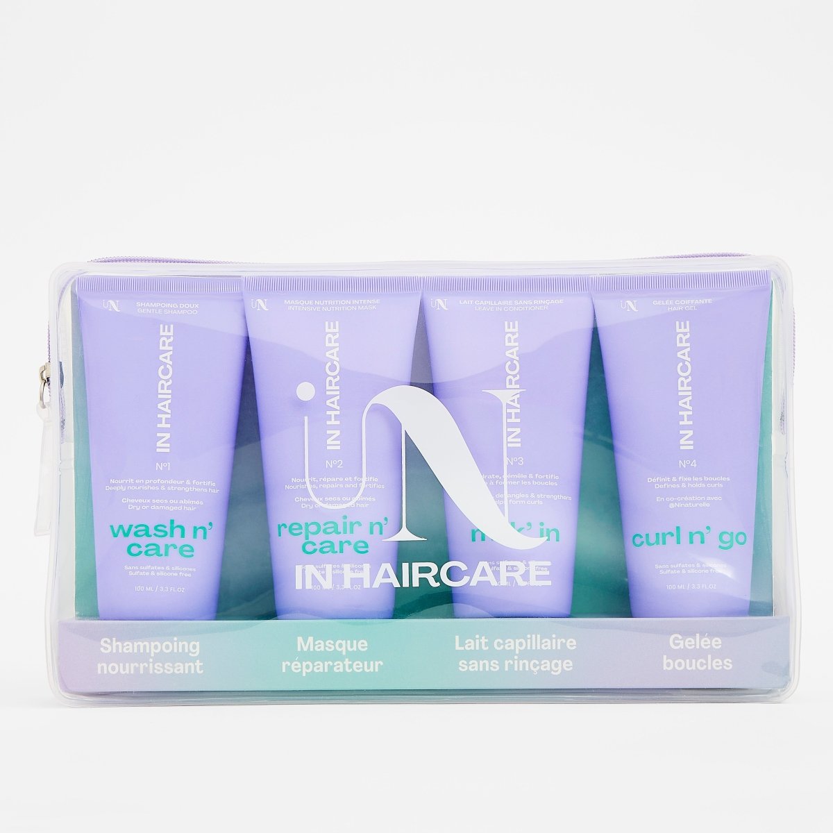 Trousse Travel n’ Go : 4 essentiels format voyage – 100 ml - In Haircare