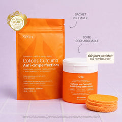 Cotons au curcuma Séfia