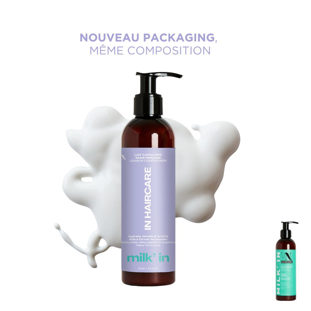 Leave-in : Milk’ In - définit les boucles, hydrate et fortifie - 250ml - In Haircare