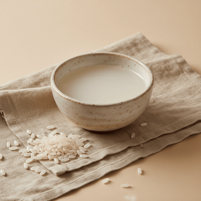 Eau de riz upcyclée