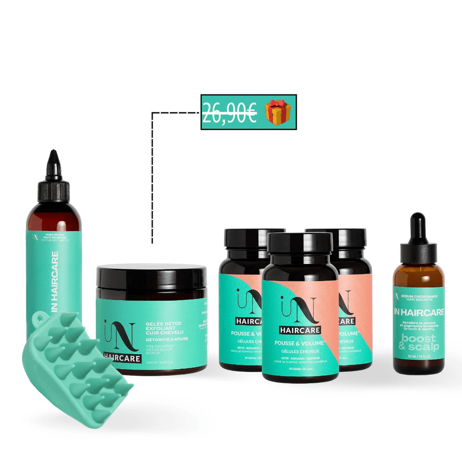 Routine complète Pousse "In & Out" - 3 mois - In Haircare