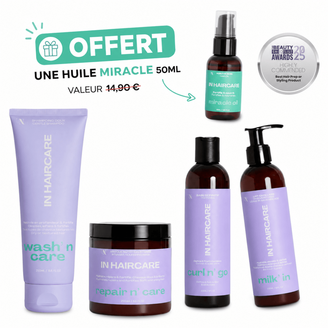 Routine essentielle nutrition &amp; fortification - In Haircare