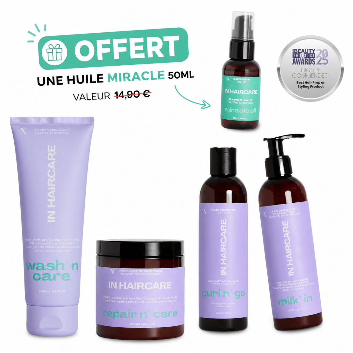 Routine essentielle nutrition & fortification - In Haircare