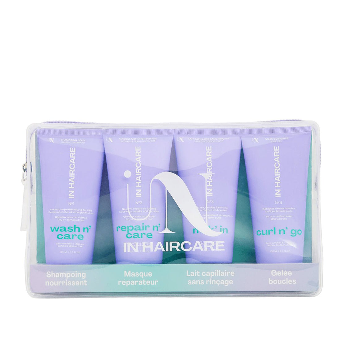 Trousse Travel n’ Go : 4 essentiels format voyage – 100 ml - In Haircare