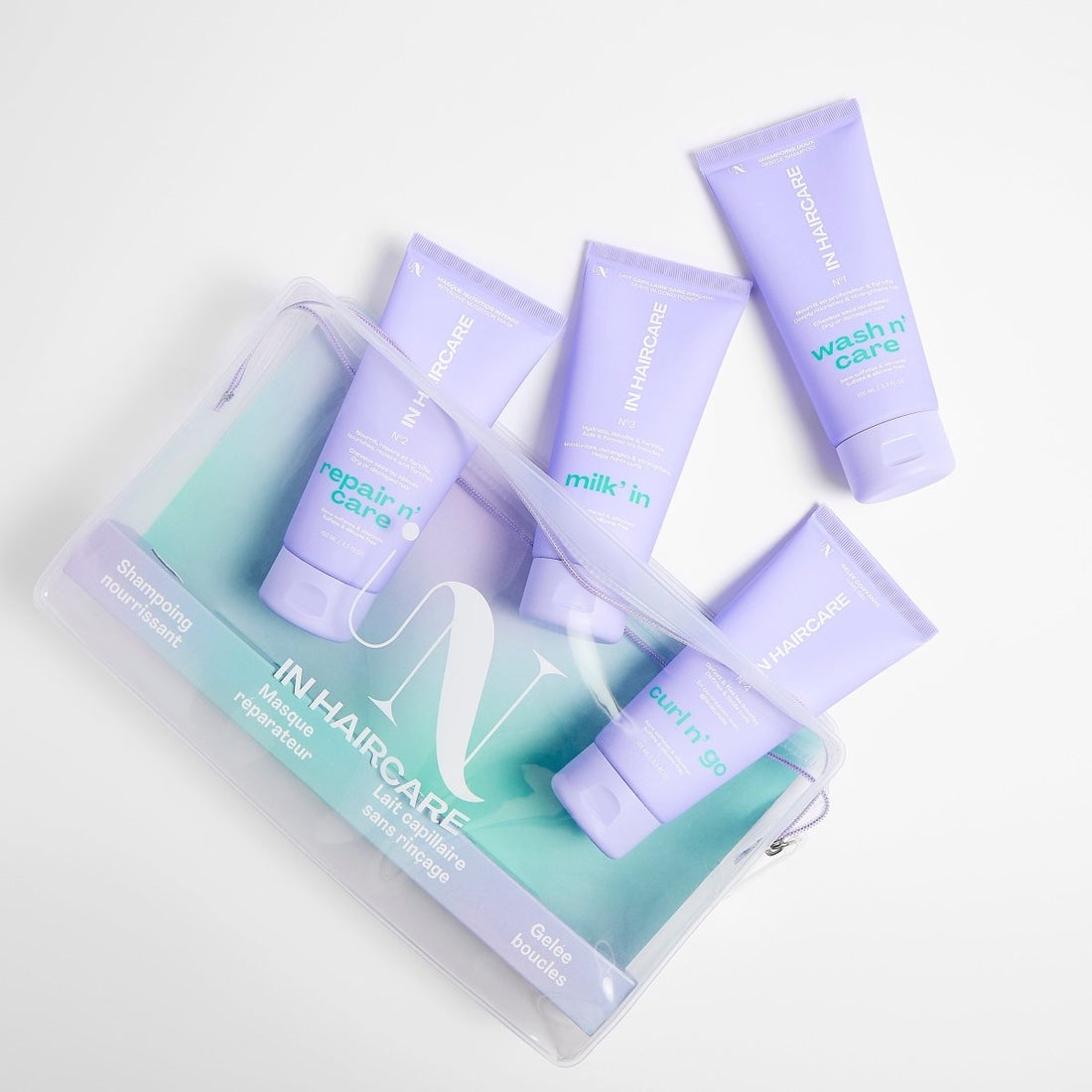 Trousse Travel n’ Go : 4 essentiels format voyage – 100 ml - In Haircare